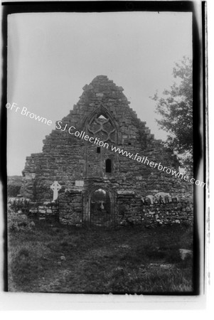 CREEVALEA ABBEY WEST GABLE OF CHURCH